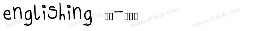 englishing 于氏字体转换